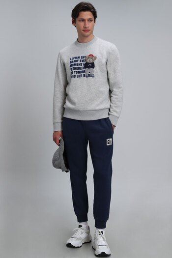 Lufian Bud Men's Sweatshirt Gray