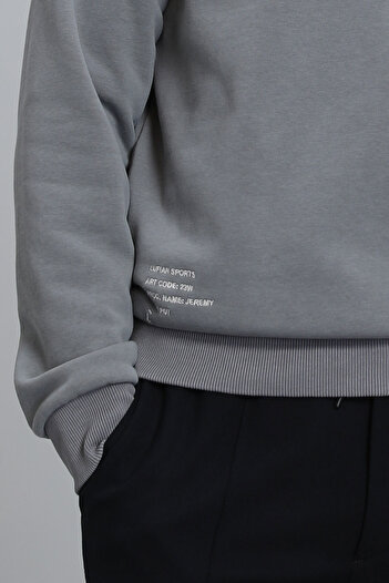 Lufian Owen Erkek Sweatshirt Nefti Yeşil