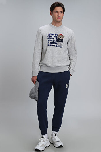 Lufian Bud Erkek Sweatshirt Gri