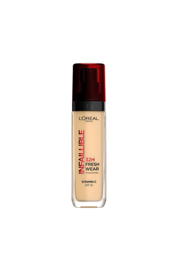 L'Oreal Paris كريم أساس L'oréal Paris Infaillible Fresh Wear لمدة 32 ساعة مع فيتامين C - 130 بيج حقيقي