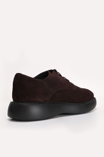 Lufian Ανδρικά Suede Casual Παπούτσια Velluto Καφέ