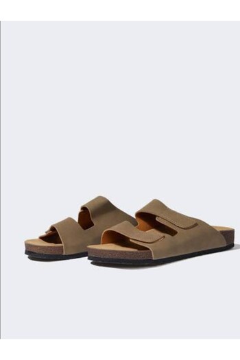 ARDSU Pinpochyaw Men's Suede Cork Sole Slippers
