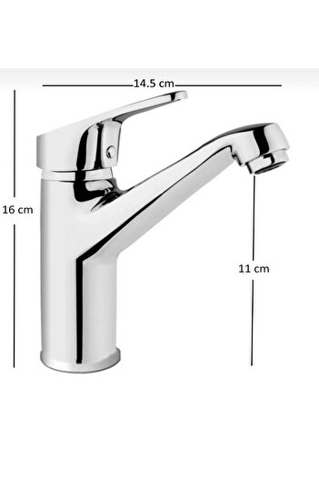 RUDİS High Flowing Sink Faucet - Brass
