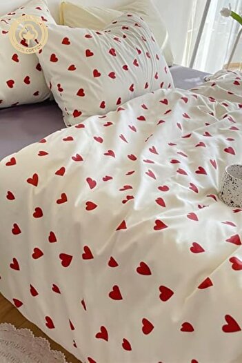 Sheri Home Tekstil Kalpli Tek Kişilik Nevresim Seti Yorgan Kılıfı +1 adet Yastık Kılıfı 889221969488