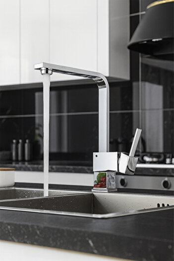 KUSTAR Kiev Square Model Open Close Kitchen Sink Faucet