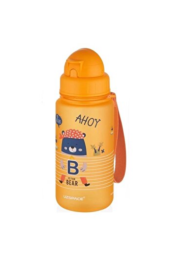Uzspace 3024 400ml Orange Patterned New Series Water Bottle