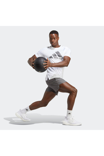 adidas Aeroready Designed For Movement Erkek Gri Şort (IC7278)