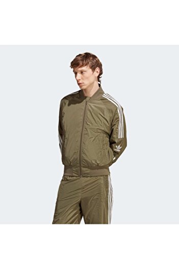 adidas Ανδρικό πράσινο μπουφάν Adicolor Parley (HS2089)