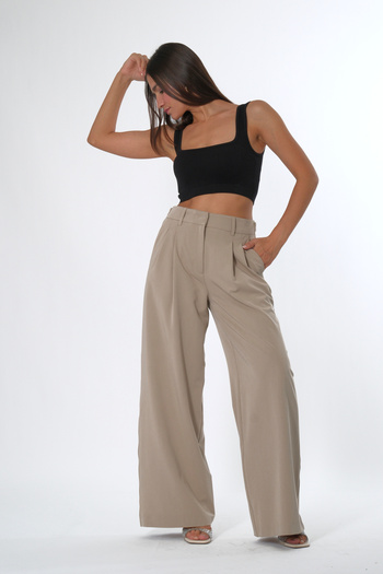 ABBRA Women's Extra Wide Leg Adjustable Pants