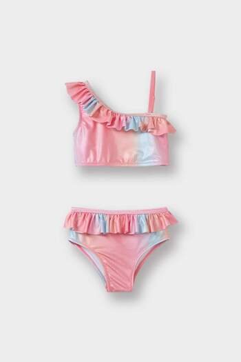 DeFacto Colorful Ruffle Baby Girl Bikini Set - C0798A524SM