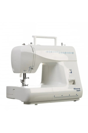Minerva Masina de cusut electromecanica CLASSIC Model 2020, 12 Programe, 800 Imp/Min, 70W, Alb