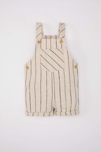 DeFacto Striped Jumpsuit for Baby Boy - C5244A524SM