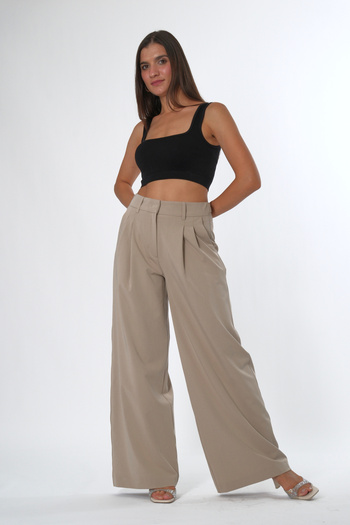 ABBRA Women's Extra Wide Leg Adjustable Pants