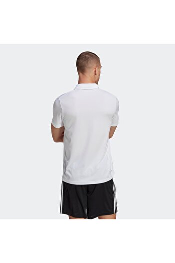adidas Essentials ανδρικό λευκό μπλουζάκι πόλο (IB8105)