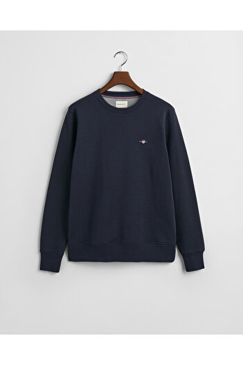 Gant Ανδρικό φούτερ Navy Blue Regular Fit Crew Neck