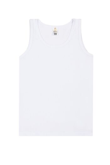 ÖZKAN underwear Boys' Undershirt - Özkan 0703, Pack of 5, Cotton and Lycra, Flexible and Comfortable Thick Strap