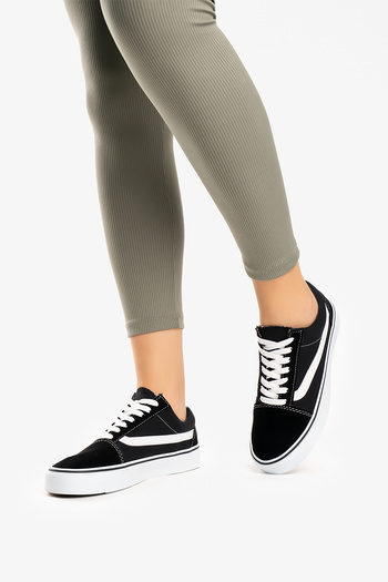 Cochines Women Men Black White Linen Sports Shoes Sneaker