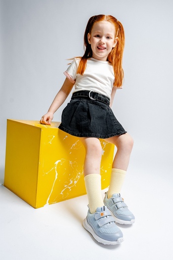 mnpc Girl's Blue Casual Sneakers