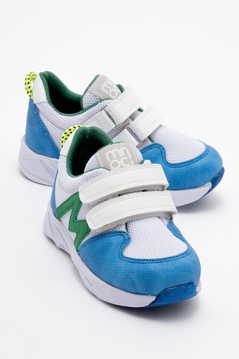 mnpc Boy's Blue-White Sports Shoes