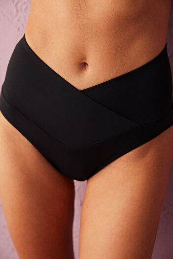 Penti Black Clean V Cut Wrappy Bikini Bottom