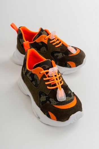 mnpc Boy's Khaki Orthopedic Supported Sneakers