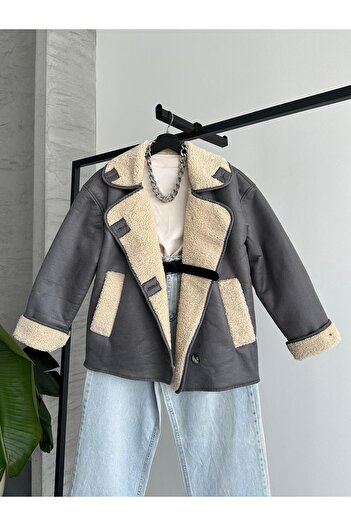 FERZOLAİO Devin Anthracite Leather Jacket