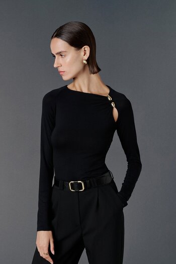 VATKALI Damla Low-Cut Blouse - Premium Edition
