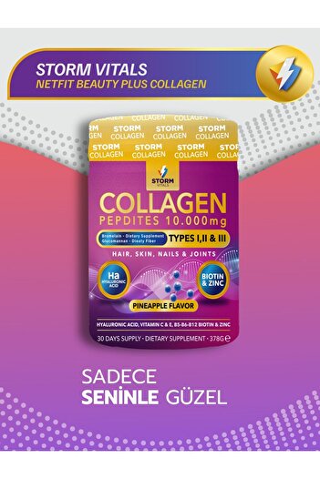 STORM VİTALS Netfit Collagen 378 Gr - Beauty
