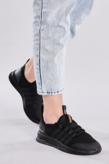 Tonny Black Unisex Siyah Spor Ayakkabı Tbqnt