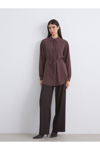 LC Waikiki New Season Textured Oversize Women's Shirt Tunic