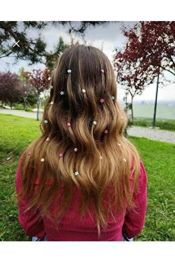 EliraToka Women-Girl Mixed Color Hair Accessories Hair Ornaments Hair Bead Models Box of 20