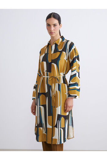 LC Waikiki New Season Patterned Oversize Women's Shirt Tunic