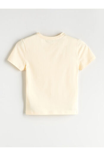 LC Waikiki Beige Crew Neck Women's Bodysuit