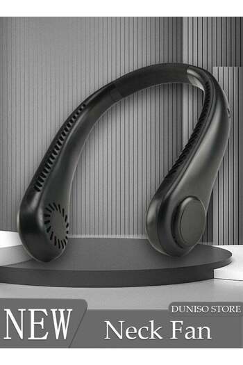 fun zone DUNISO Portable Neck Fan, Hands Free Bladeless Neck Fan