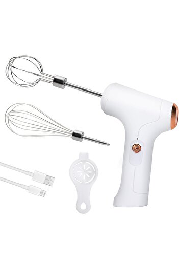 erorex Cordless Hand Mixer, Electric Hand Mixer 3 Speed Modes, Handheld Egg Beater Hand Mixer Whisks