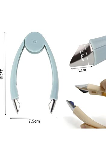erorex Multifunctional Pineapple Eye Remover, Stainless Steel Cutter, Pineapple Slicer Corer Tool,