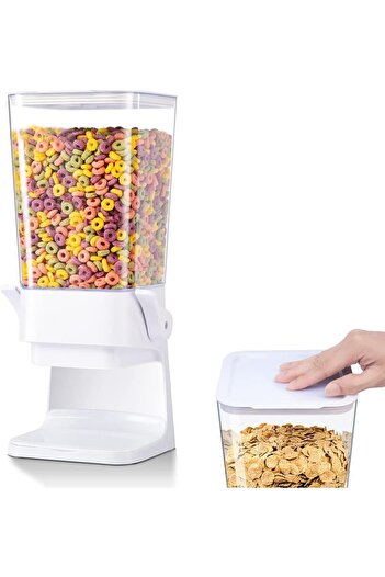 erorex Cereal Dispenser Cereal Containers Storage Organization Storage Containers Kitchen Pantry Plastic