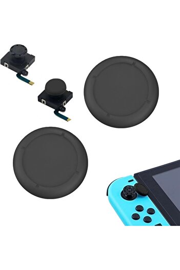 erorex 2 Pcs Replacement Joystick Covers Nintendo Switch Oled Thumb Caps Grips Analog Thumbstick