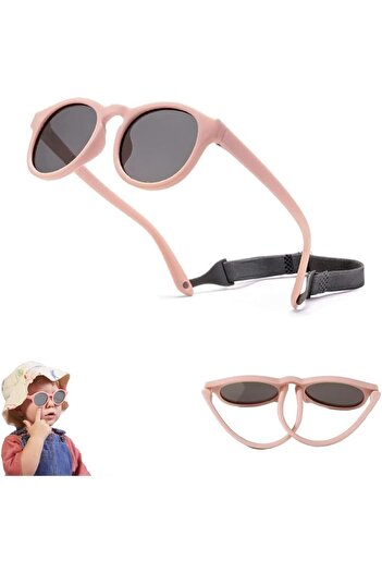 erorex Adjustable Polarized Baby Sunglasses Uv 400 Protection Soft Silicone Frame Boys & Girls 0 48 Months