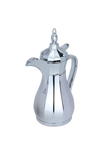 Alsaif Gallery Suleiman Thermos Dallah shape 1 liter, steel inner container, steel outer shell