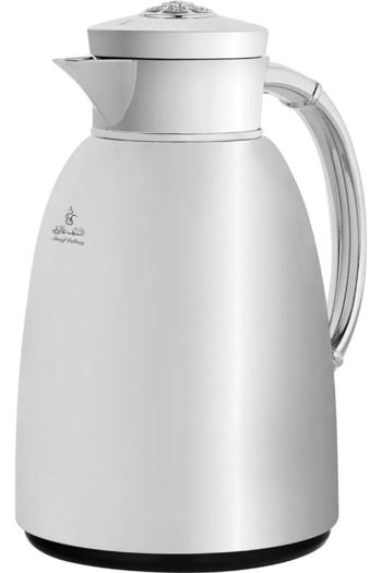 Alsaif Gallery Yatooq thermos, 1 liter, thermal glass inner container, steel outer shell
