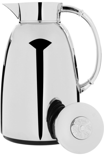 Alsaif Gallery Yatooq thermos, 1.3 liters, thermal glass inner container, steel outer shell