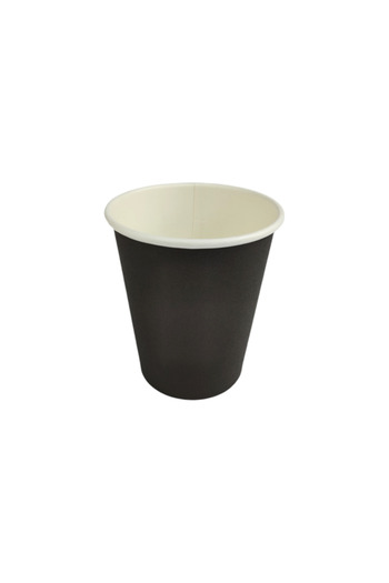 consumer 8 oz Strong Black Paper Cups - 250 Cups