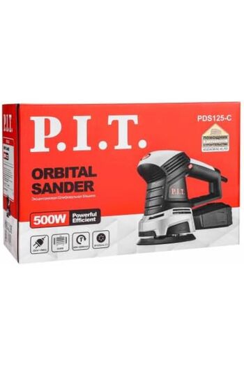 PİT .P.I.T. Electric Random Orbital Sander (125 mm, 5", 500W, 6 Speeds)