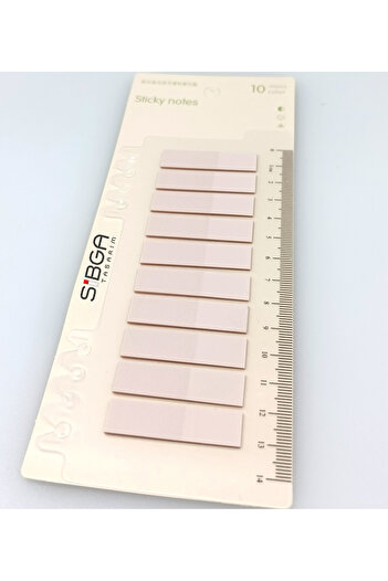 sibga tasarım Transparent Light Pink Colored Postit Post-It Post It. Bookmark Bookmark Postit Sticker Note Paper