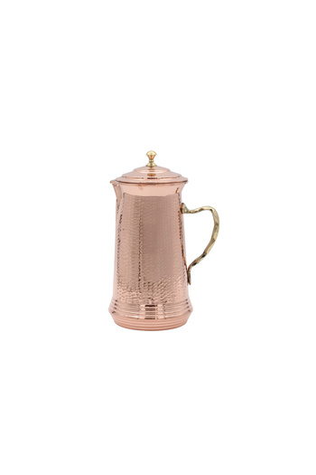 ANTEPSEPETİ Copper Hammered Covered Jug