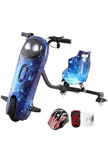 Proride Electric Drifting Scooter for Kids – 36V 250W Motor, Bluetooth, LED Lights, Helmet & Pads