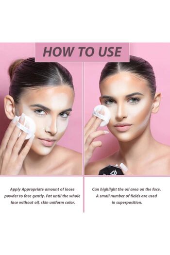 IDA Beauty Weightless Loose Setting Powder |Long-Lasting, Flawless Matte Finish (Glam 05,8g)