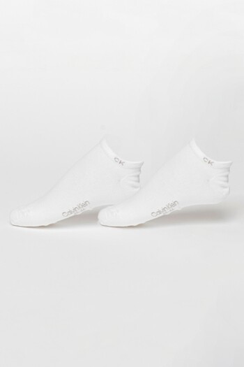 Calvin Klein , Set of ankle socks in cotton blend - 2 pairs, White, 43-46