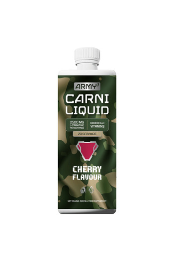 Army 1 Carni Liquid.L-Carnitine containing foodstuff in L-Carnitine &L-Tartrate with B and C Vitamins 500ml